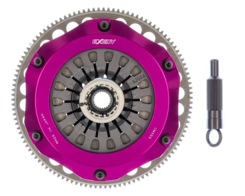 Exedy 2008-2015 Mitsubishi Lancer Evolution Gsr L4 Hyper Compe-R Twin Cerametallic Clutch Rigid 2