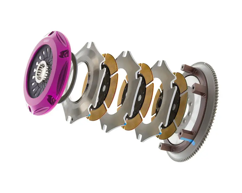 Exedy 2008-2015 Mitsubishi Lancer Evolution Gsr L4 Hyper Triple Cerametallic Clutch Rigid Disc 1