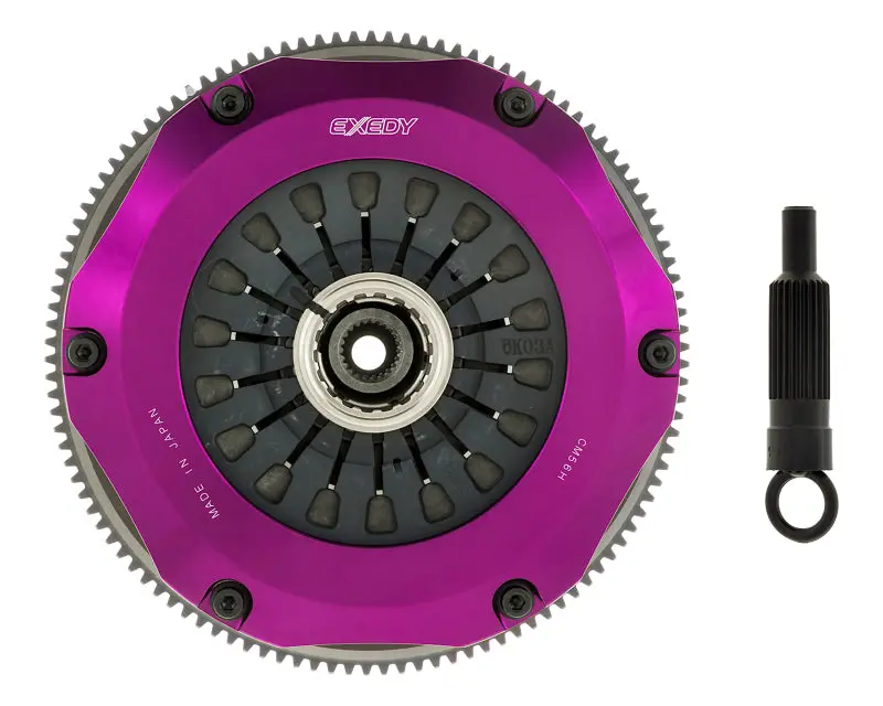 Exedy 96-06 Mitsubishi Lancer Evo (Gen 4-7) Hyper Twin Cerametallic Clutch Rigid Disc Pull Type 2