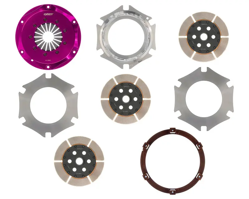 Exedy Universal Builder Series Triple Metallic Clutch Does Not Incl Fw Req. Custom Clutch Actuation 2