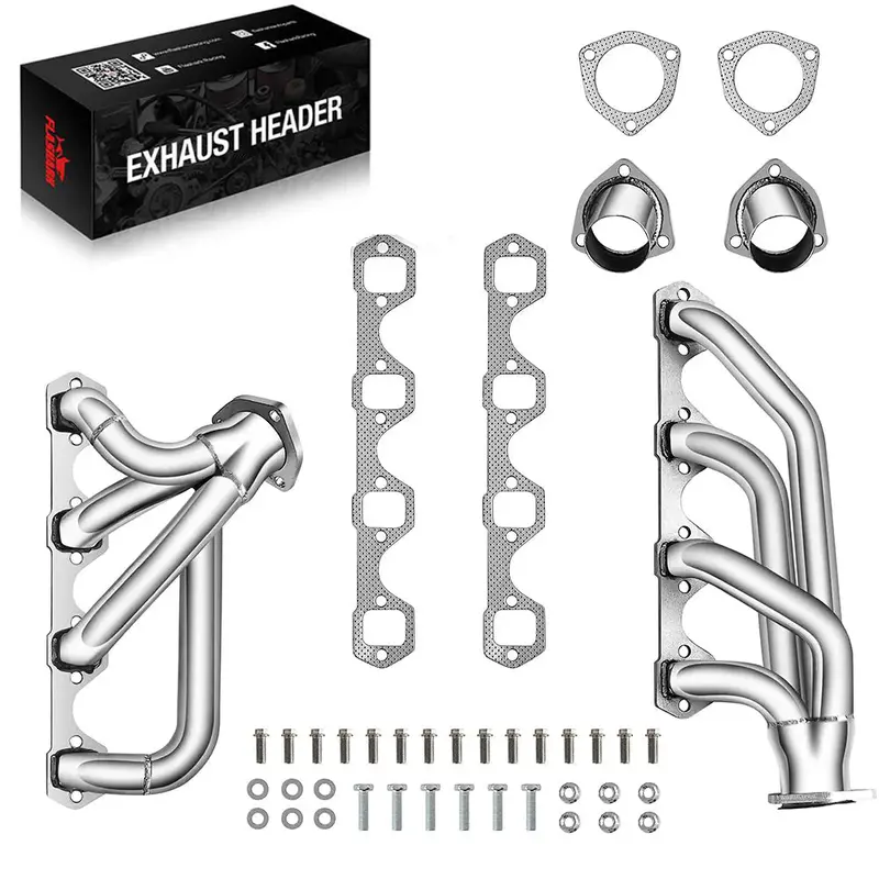 Exhaust Header For 1964-1977 Ford Mustang/Fairlane/Falcon/Maverick Mercury Cougar 260 289 302 V8 1