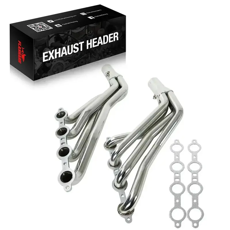 Exhaust Header For 1964-1988 Chevrolet Chevy Pontiac Buick Ls1/Ls2/Ls3/Ls6 Ls Swap Longtube V8 4.8L 5.3L 5.7L 6.0L 6.2L 1