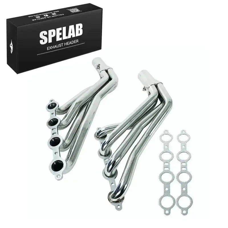 Exhaust Header For 1964-1988 Chevrolet Chevy Pontiac Buick Ls1/Ls2/Ls3/Ls6 Ls Swap Longtube V8 4.8L 5.3L 5.7L 6.0L 6.2L 3