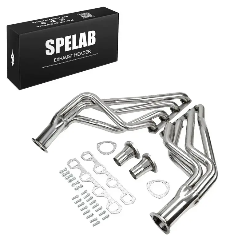 Exhaust Header For 1965-1972 Chevrolet/Chevy Camaro, Nova, Bel Air, Biscayne, Impala 396/402/427/454 - Short Tube 3