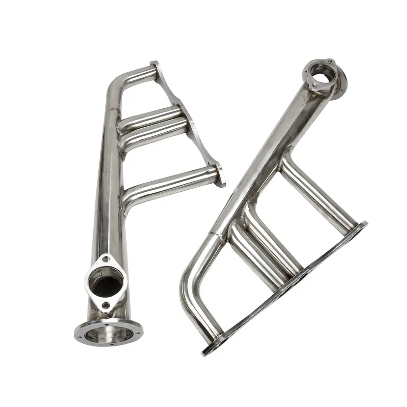 Exhaust Header For 1965-1974 Chevy Sbc 265-400 V8 Including D-Port Zz-4 Style Heads (Not Lt-1) 2