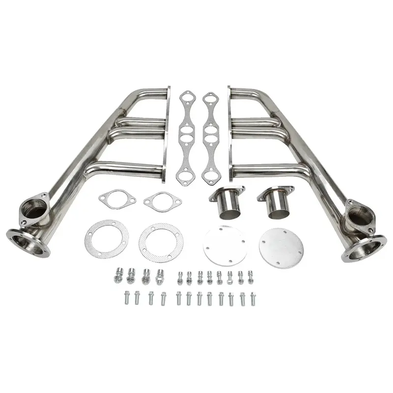 Exhaust Header For 1965-1974 Chevy Sbc 265-400 V8 Including D-Port Zz-4 Style Heads (Not Lt-1) 3