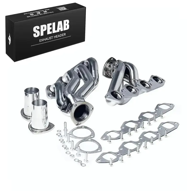 Exhaust Header For 1965-1975 Chevrolet Chevy Gmc Big Block 396 402 427 454 502 6.5L/6.6L/7.4L 1