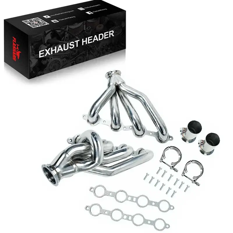 Exhaust Header For 1982-2004 Chevrolet Chevy Gmc Ls Swap S10 Ls1 Ls2 Ls3 Ls6 | 4.8L 5.3L 5.7L 6.0L 6.2L Engines 1