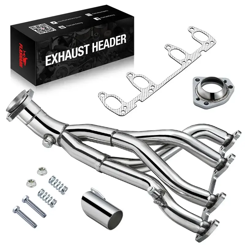 Exhaust Header For 1985-1998 Vw Golf Ii Iii Mk2 Mk3 Gti Jetta 8V 1.8L 2.0L 1