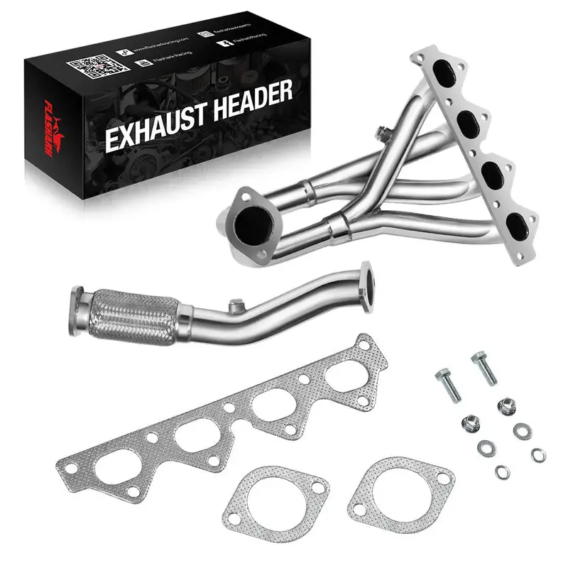 Exhaust Header For 1995-2000 Hyundai Elantra 1997-2001 Hyundai Tiburon 2.0L 4Cyl 4 Cylinder 4-2-1 1