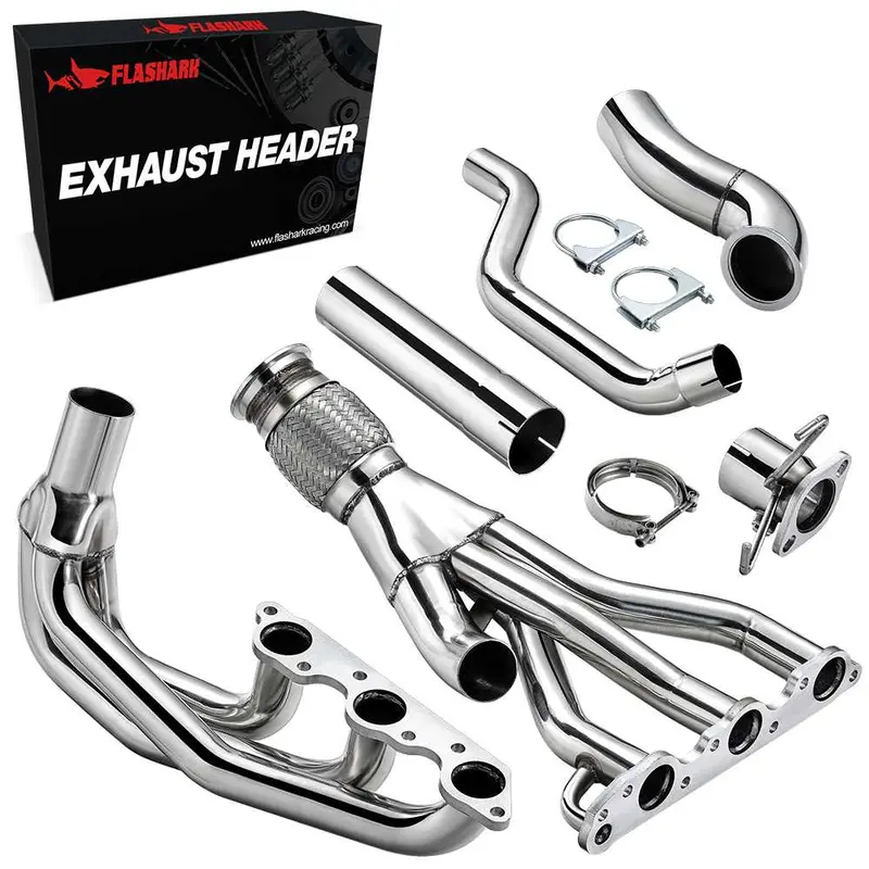 Exhaust Header For 1997-2003 Pontiac Grand Prix, 1997-2004 Buick Regal, 2004-2005 Chevy Impala/Monte Carlo 3.8L V6 1