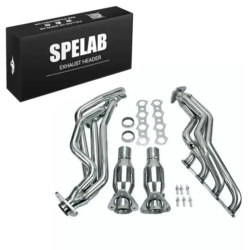 Exhaust Header For 1997-2004 Ford F-150(Incl. 2004 Heritage) / F-250 5.4L V8 O2/Egr Compatible 3