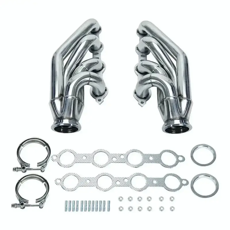 Exhaust Header For 1998-2014 Chevrolet Ls1/Ls2/Ls3/Ls6, Cadillac Cts, Pontiac Firebird/Gto Lsx V8 3