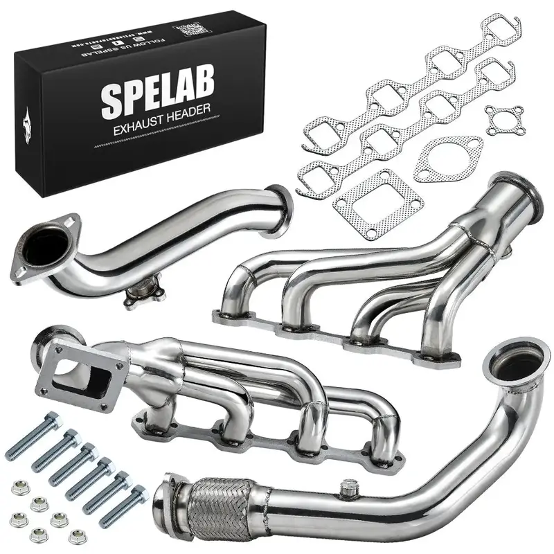 Exhaust Headers For 1979 & 1982-1993 Ford Mustang 5.0L V8 T4 Racing Turbo 3