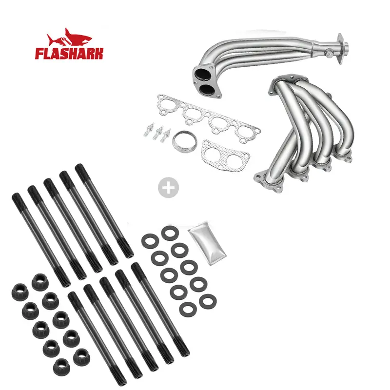 Exhaust Headers For 1988-2000 Honda Civic / Crx / Del Sol Sohc D16 (D16a6/D16z6/D16y8) 3