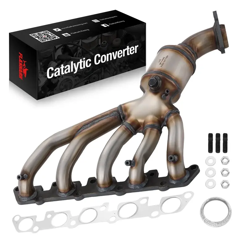Exhaust Manifold Catalytic Converter For 2004-2012 Chevy Colorado, Gmc Canyon, Hummer H3, Isuzu I-350/I-370 L5 3.5L 3.7L 1