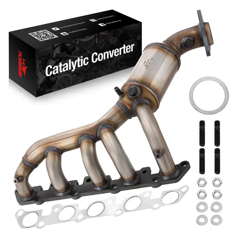 Exhaust Manifold Catalytic Converter For 2004-2012 Chevy Colorado, Gmc Canyon, Hummer H3, Isuzu I-350/I-370 L5 3.5L 3.7L 2