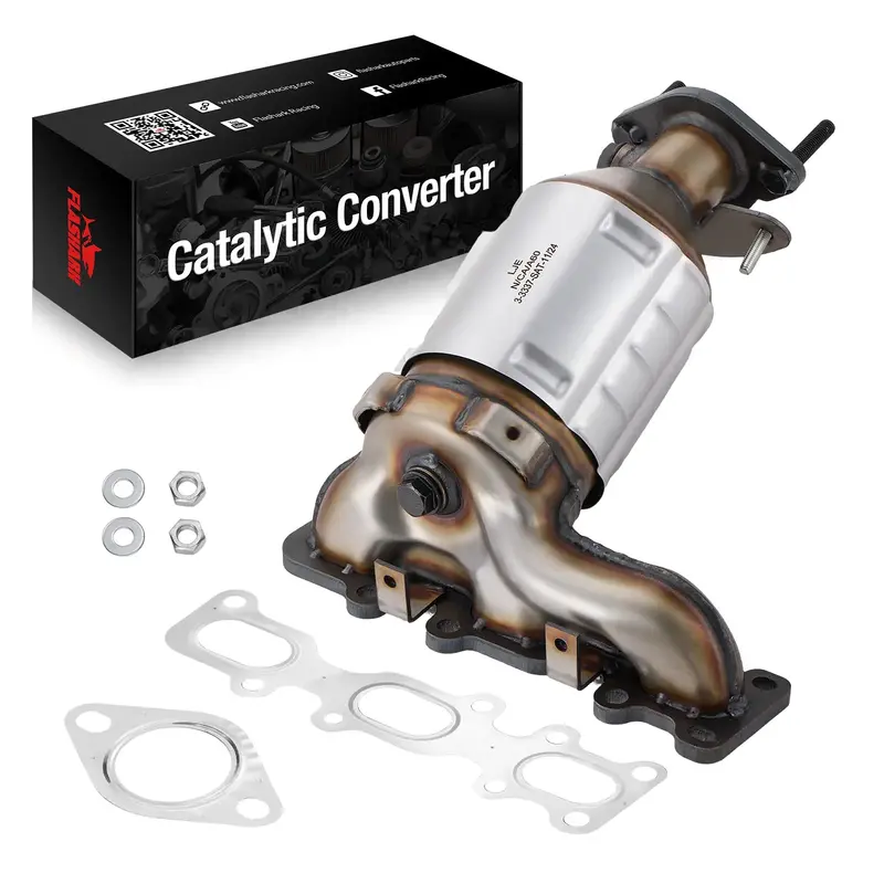 Exhaust Manifold Catalytic Converter For 2013-2019 Ford Explorer/Taurus/Edge/Flex & Lincoln 3.5L 3.7L 1