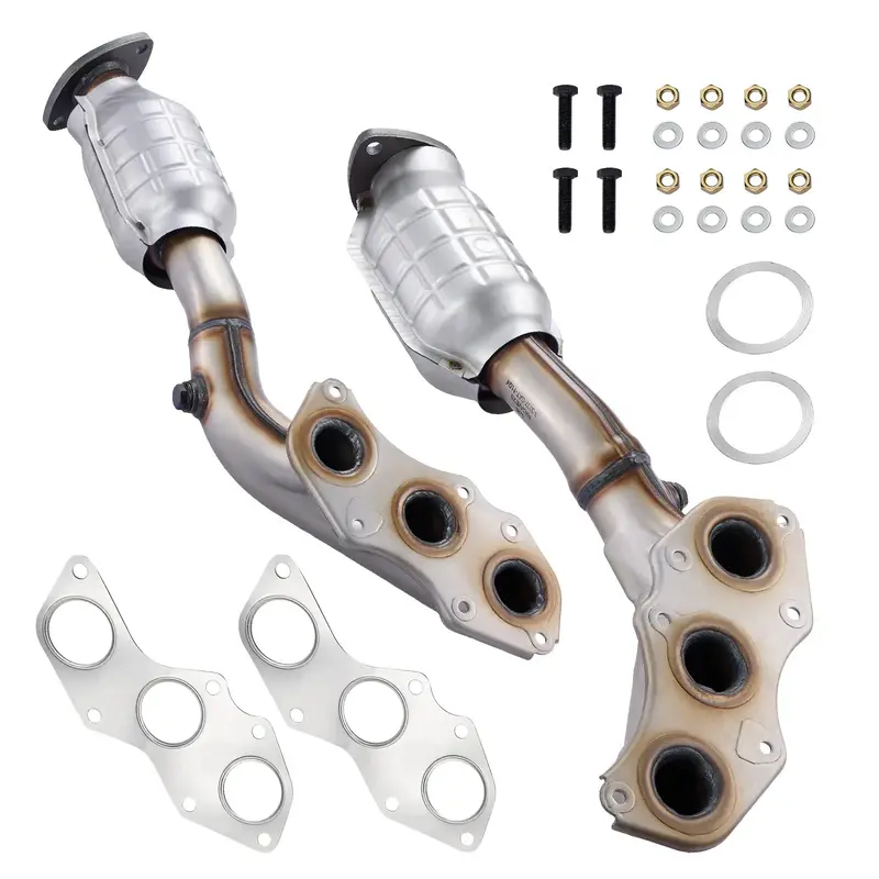 Exhaust Manifold Catalytic Converter Kit For 2006 - 2017 Lexus Is250/Is350/Gs350/Rc350 2.5L/3.5L V6 2Pc-Direct Fit,E.P.A. Compliant 2