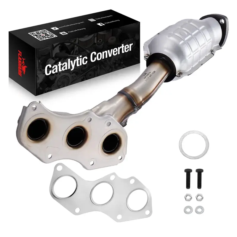 Exhaust Manifold Catalytic Converter Kit For 2006 - 2017 Lexus Is250/Is350/Gs350/Rc350 2.5L/3.5L V6 2Pc-Direct Fit,E.P.A. Compliant 2