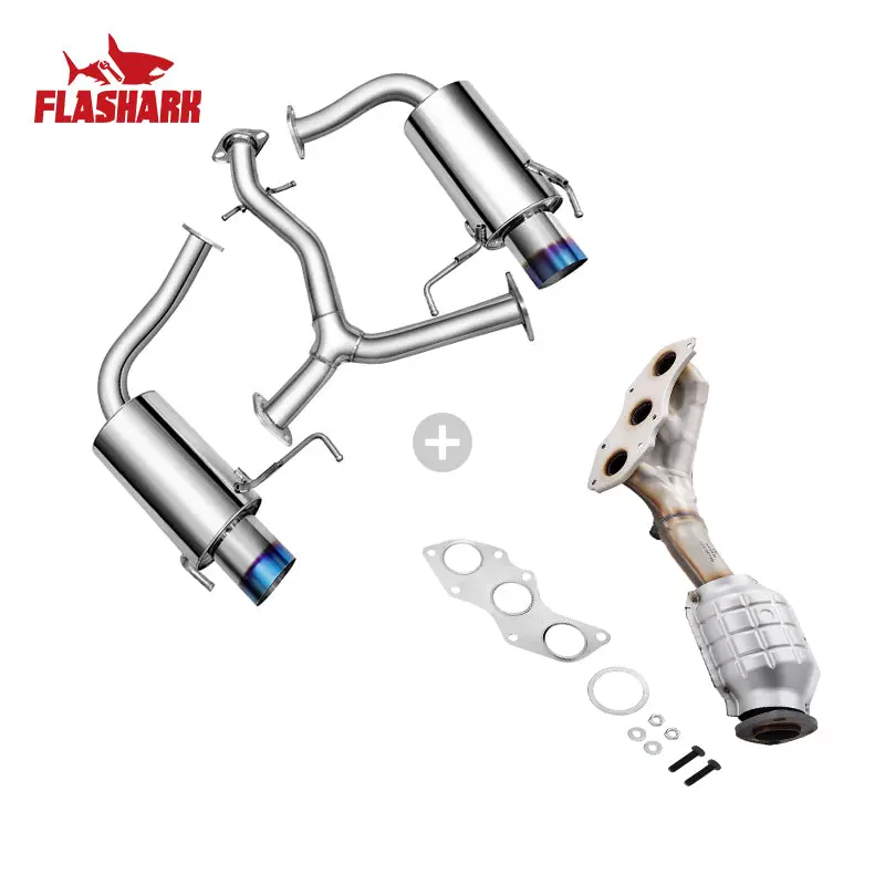 Exhaust Manifold Catalytic Converter Kit For 2006 - 2017 Lexus Is250/Is350/Gs350/Rc350 2.5L/3.5L V6 2Pc-Direct Fit,E.P.A. Compliant 4