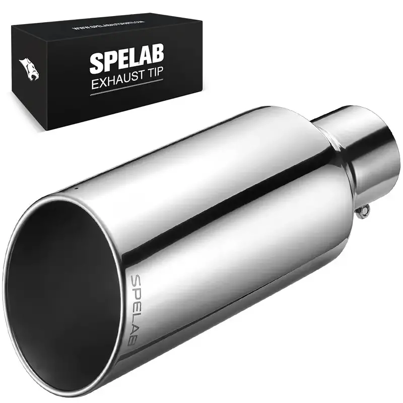 Exhaust Tip 5" In, 6"/7"/8" Out, 18" Length T304 4