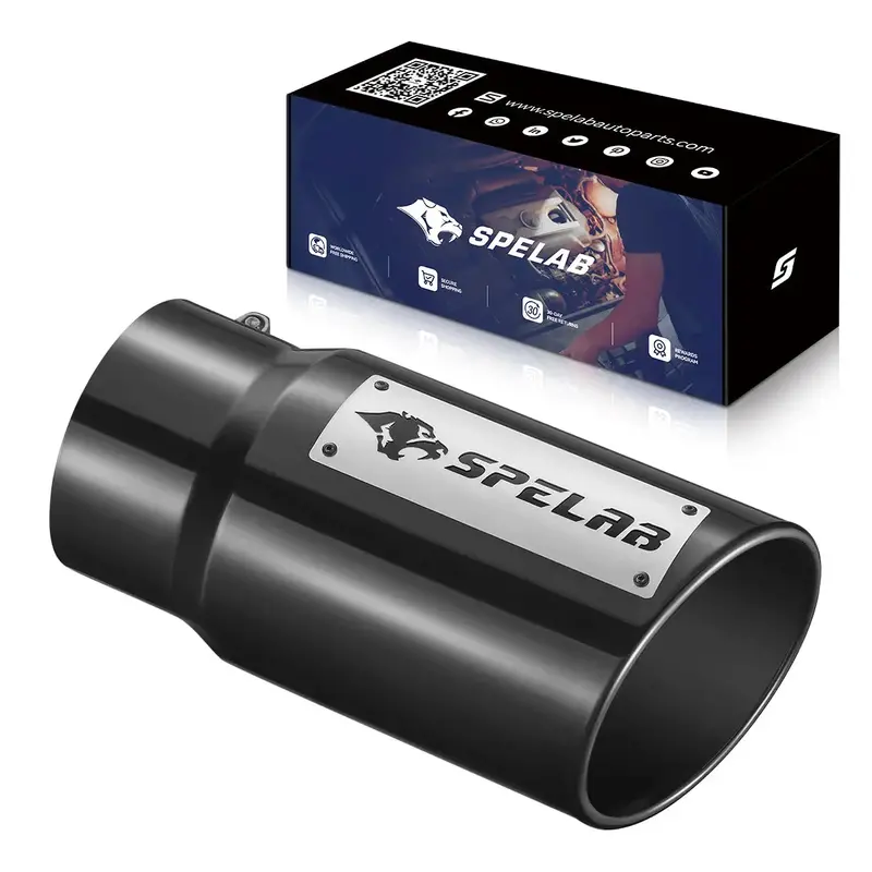 Exhaust Tip 5" In, 6"/7"/8" Out, 18" Length T304 9