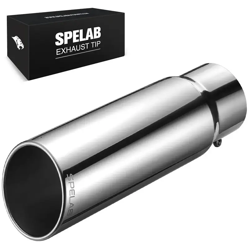 Exhaust Tip 5" In, 6"/7"/8" Out, 18" Length T304 9