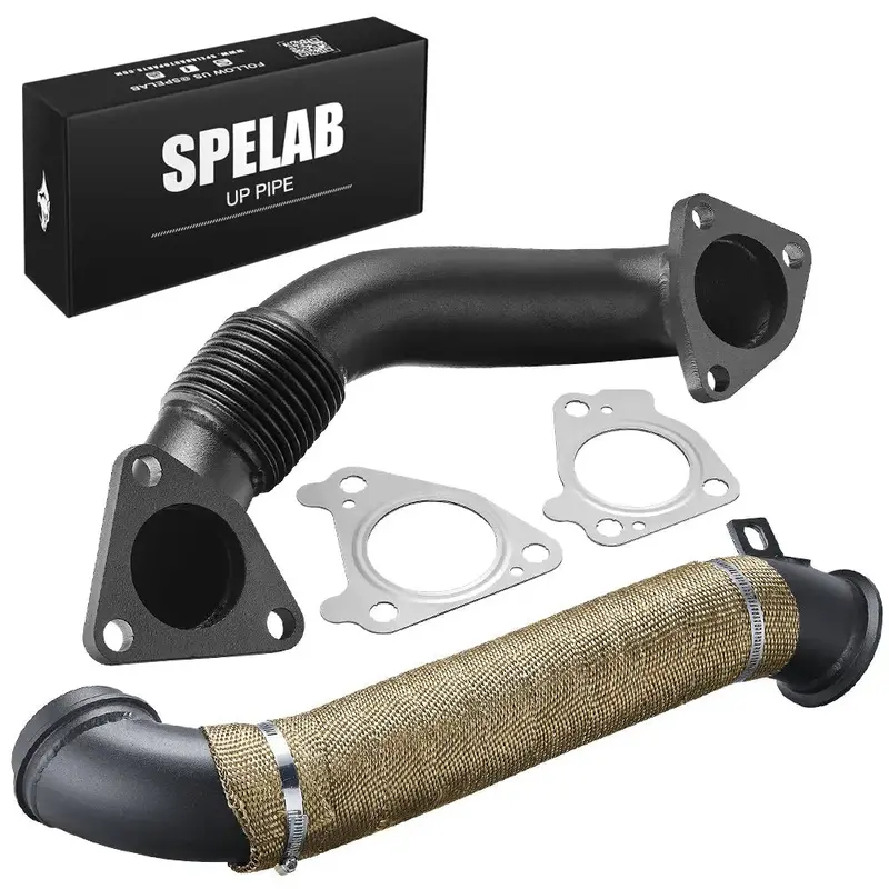 Exhaust Up-Pipe For 2001-2016 6.6L Chevrolet Chevy Gmc Duramax Lb7 Lly Lbz Lmm Lml | Spelab 2