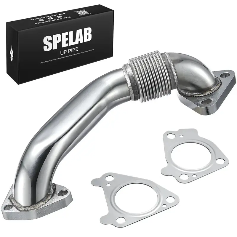 Exhaust Up-Pipe For 2001-2016 6.6L Chevrolet Chevy Gmc Duramax Lb7 Lly Lbz Lmm Lml | Spelab 3