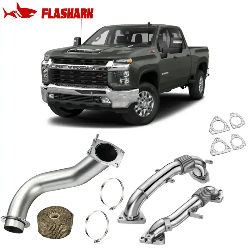 Exhaust Up-Pipe For 2017-2023 L5p 6.6L Duramax Sierra/Silverado 2500 3500 2