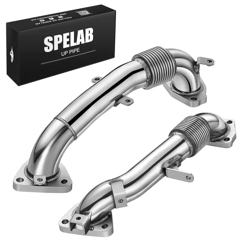 Exhaust Up-Pipe For 2017-2023 L5p 6.6L Duramax Sierra/Silverado 2500 3500 | Spelab 2