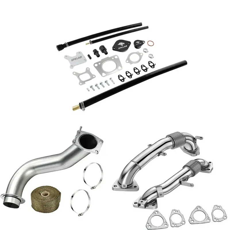 Exhaust Up-Pipe For 2017-2023 L5p 6.6L Duramax Sierra/Silverado 2500 3500 | Spelab 7