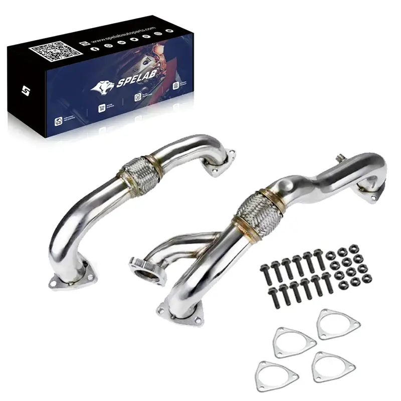 Exhaust Up-Pipe For Ford 2008-2010 6.4L Powerstroke Diesel Heavy Duty | Spelab 2