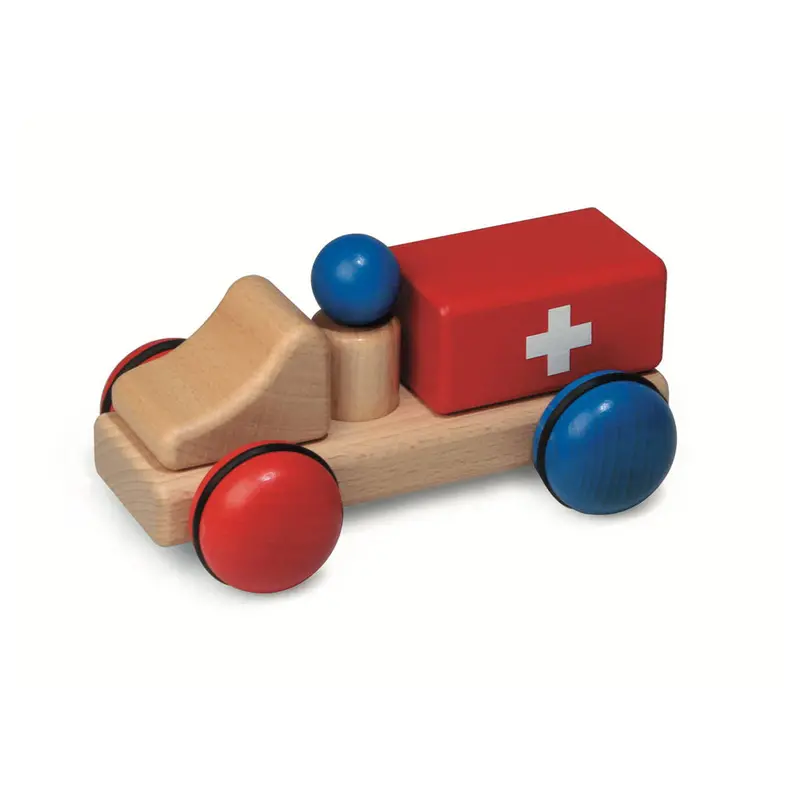 Fagus Mini Wooden Ambulance 1
