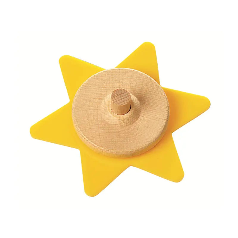 Fagus Spinning Wooden Sun Marble Run Toy 1