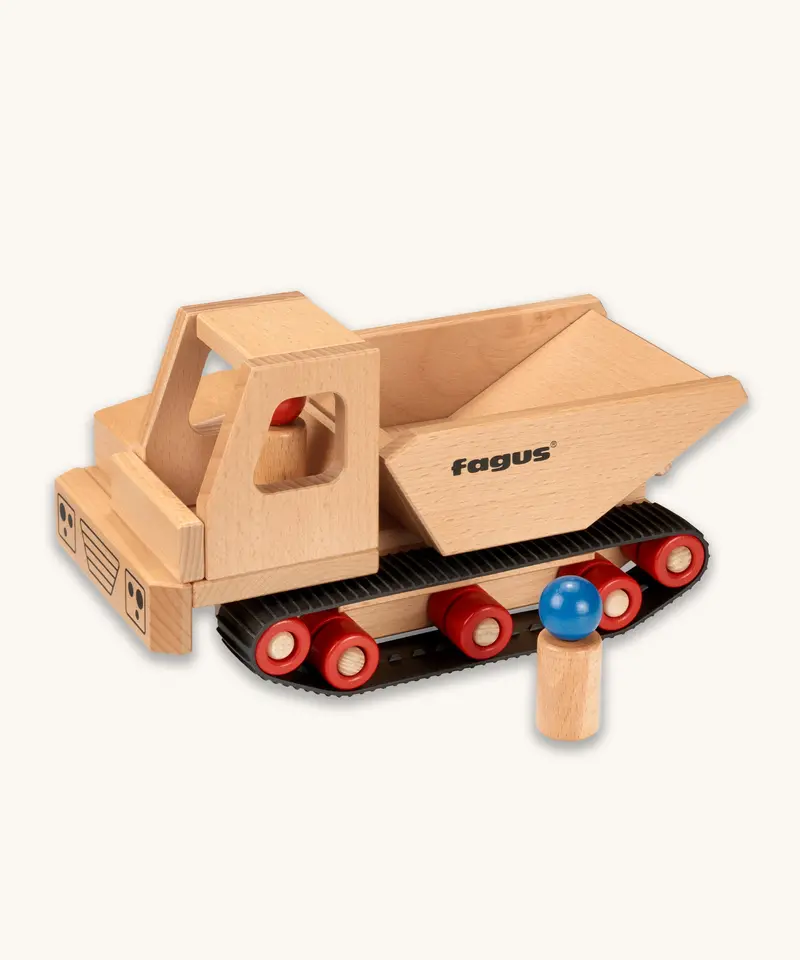 Fagus Wooden Caterpillar Dumper Truck 1