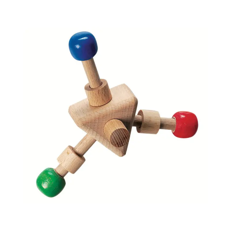 Fagus Wooden Click Click Marble Run Fidget Toy 1