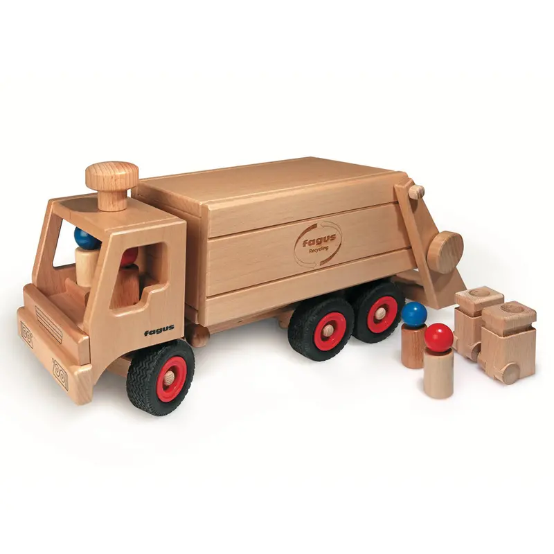 Fagus Wooden Garbage Tipper Truck 1