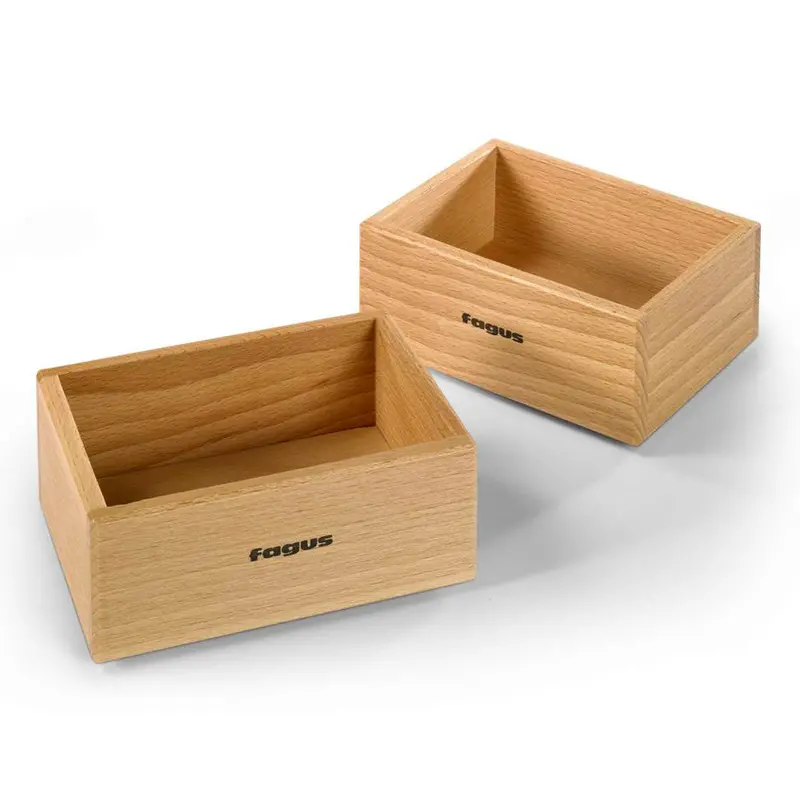Fagus Wooden Toy Stacking Crates - 2 Pack 1