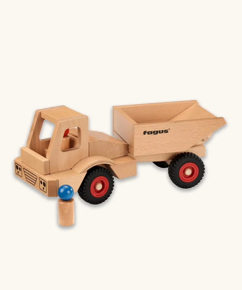 Fagus Wooden Wheels Dumper Truck 1