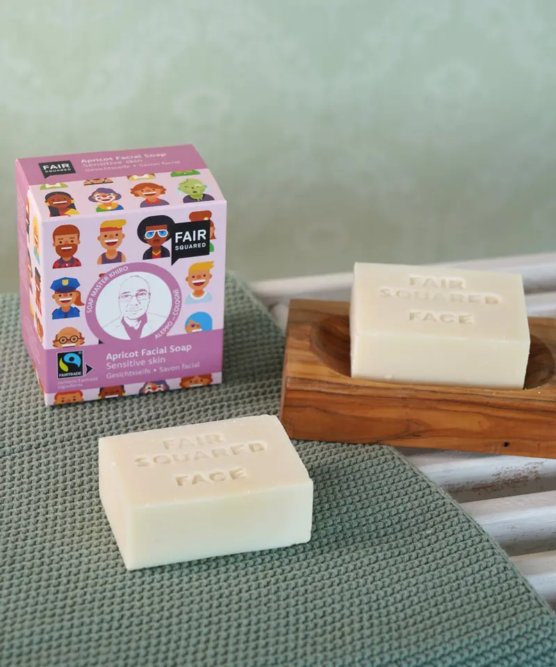 Fair Squared Apricot Facial Soap 2X 80G 2
