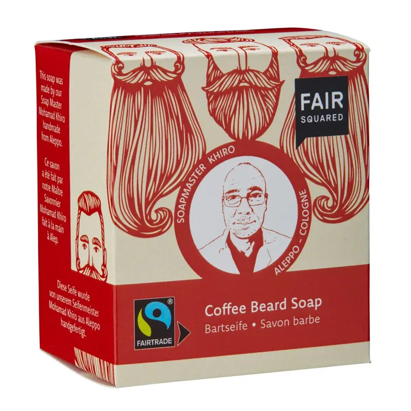 Fair Squared Coffee Beard Soap 2X 80G 1