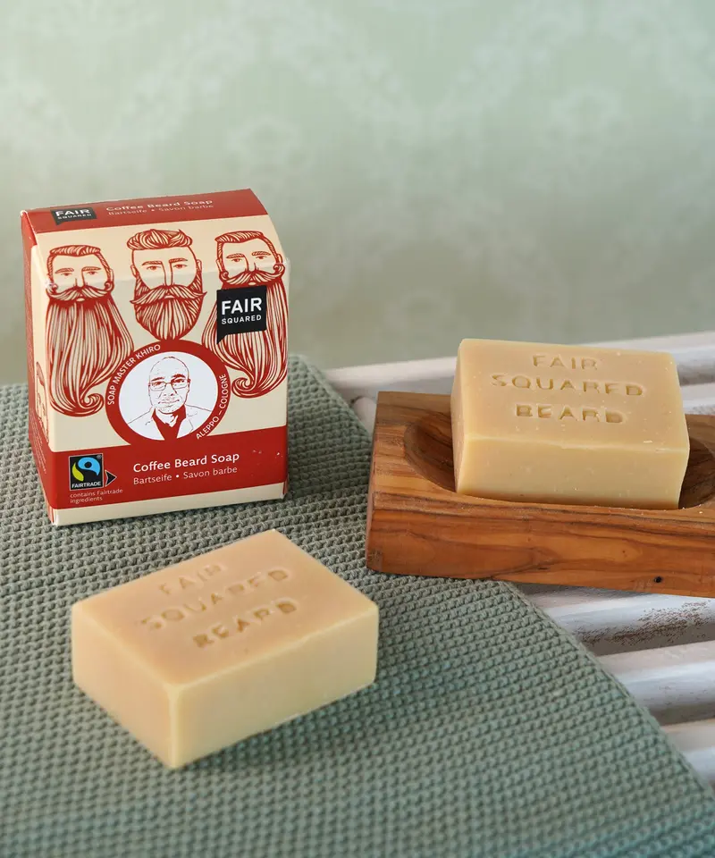 Fair Squared Coffee Beard Soap 2X 80G 2