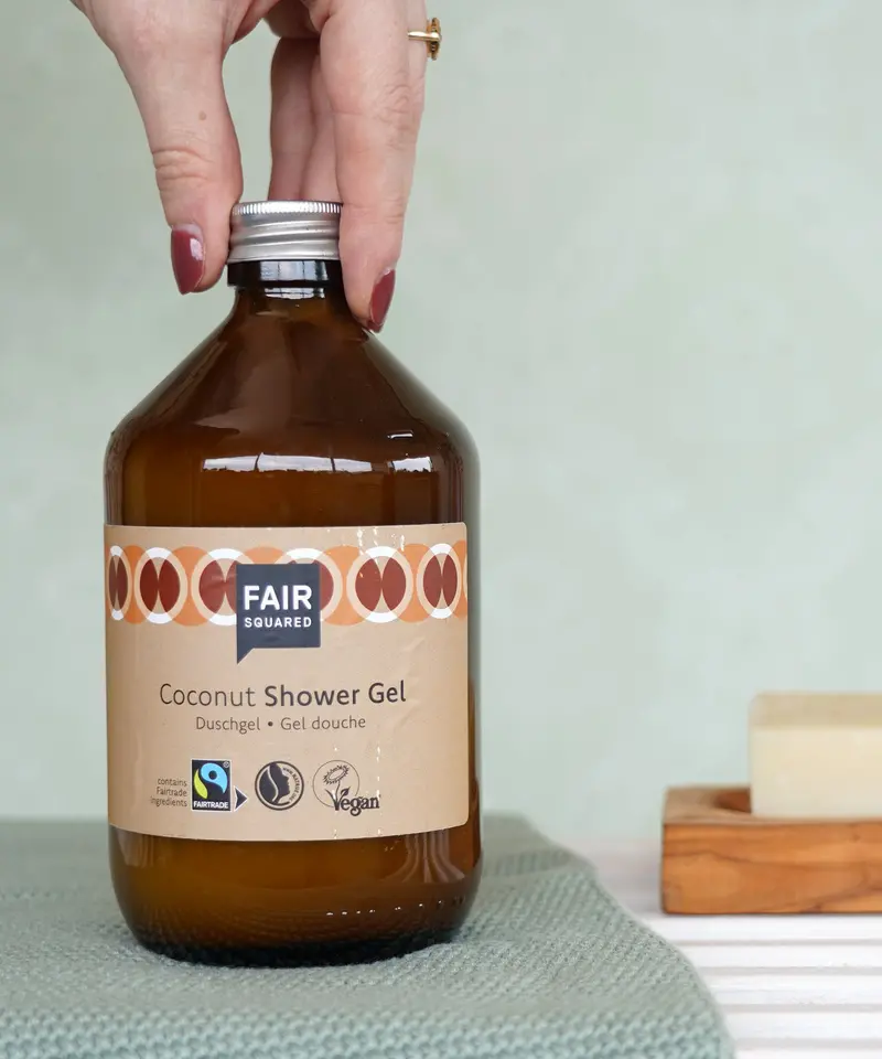 Fair Squared Fairtrade Coconut Shower Gel 500Ml 2