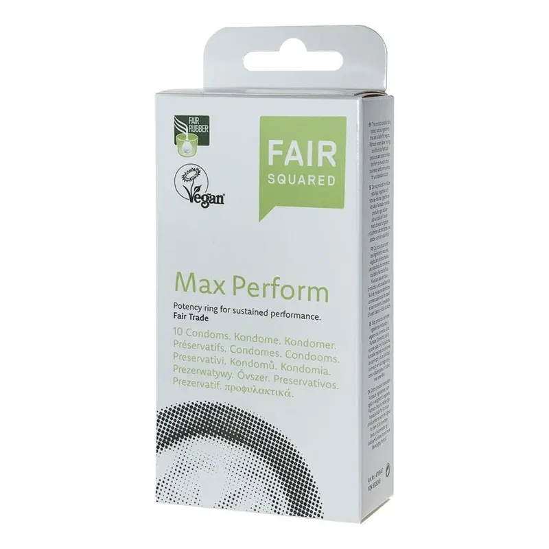 Fair Squared Fairtrade Max Perform Condoms X 10 1