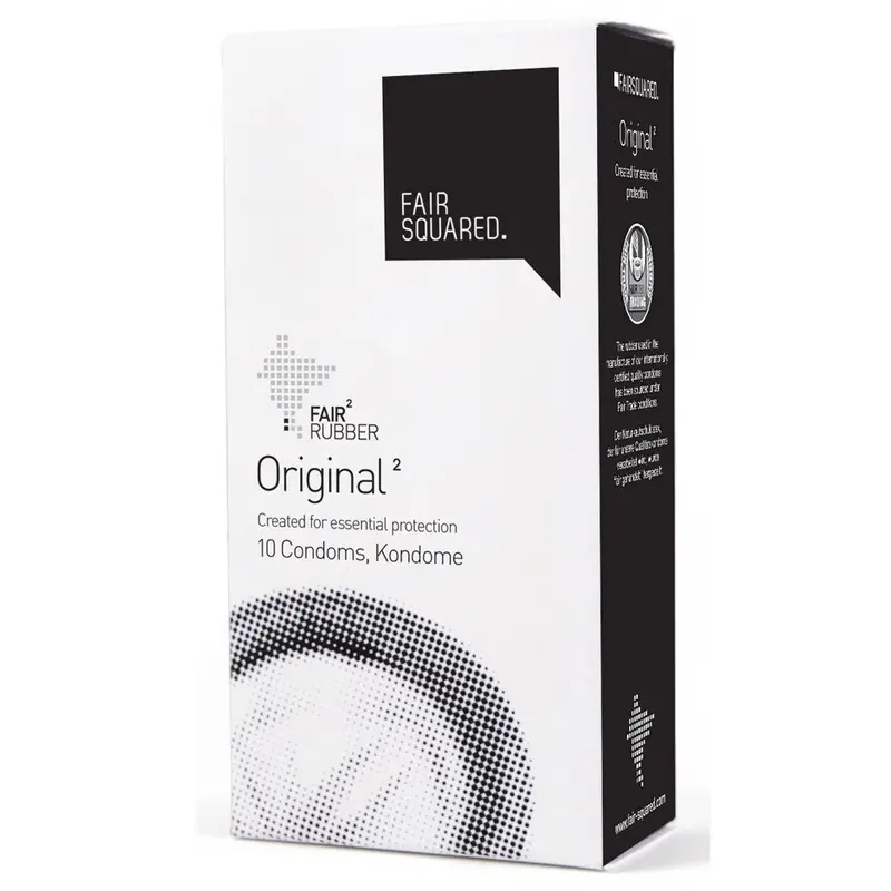 Fair Squared Fairtrade Original Condoms X 10 1
