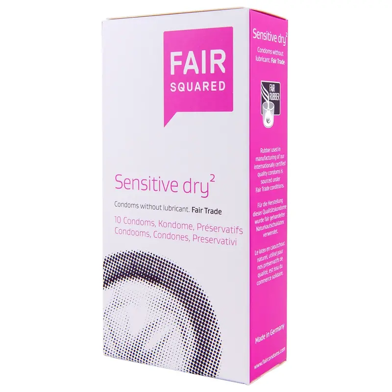 Fair Squared Fairtrade Sensitive Condoms X 10 1