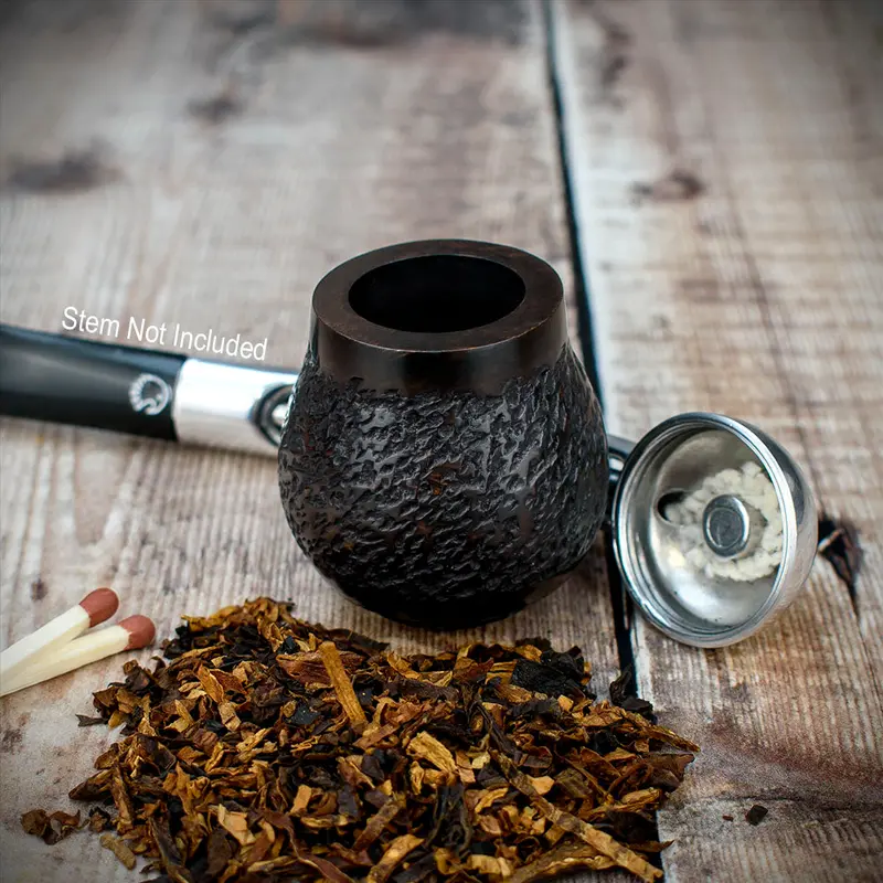 Falcon Pipe Bowl - Classic Snifter Rustic 1