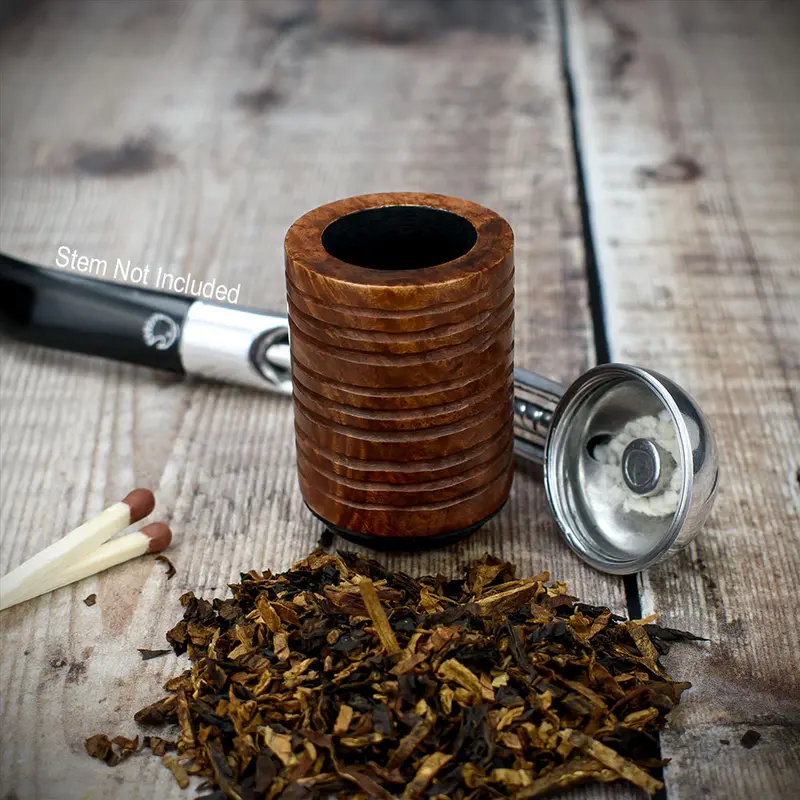 Falcon Pipe Bowl - Short Stack Chimney Lined 1
